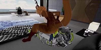 Otter Babe Orders Fuck Robot And Gets Fucked Silly - Second Life Yiff
