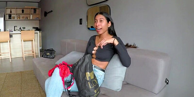 This bashful LATINA NUBILE acted like she was harmless... revved into a shrieking tart railing my penis humid