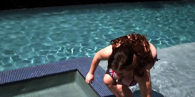 DOUBLE PENETRATION Pool Soiree - Milly Marks 2