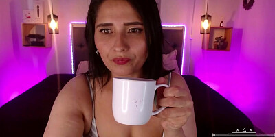 Big booty cute horny milf closeup huge saggy tits tease