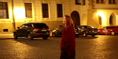 Walking In Prague At Night