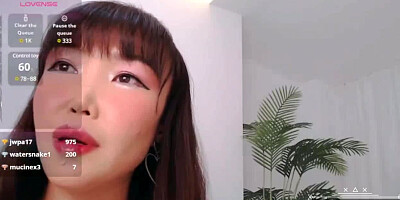Pretty tits big booty petite asian teen teasing show