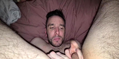 Assisted Self Suck Flaccid Cock - Uncut Raw