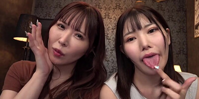 Doks-659 It Feels So Good That Your Brain And Dick Melt! !!! Sandwich Attack Vulgar Double Blowjob 2 - Brain Melt