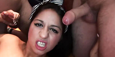 Julia De Lucia's swingers porn by Real GangBangs