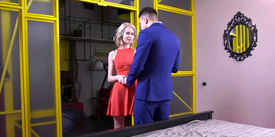 Sensual golden blonde Clockwork Victoria fucked like a cheap slut
