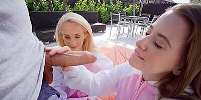 Yammy Funny Bunnies Alice Merches And Sadie Hartz In Threesome Sex