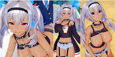 [hentai Game Koikatsu! ]have Sex With Big Tits Vtuber Matsukai Mao.3dcg Erotic Anime Video