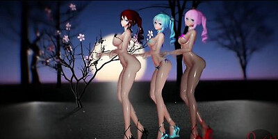 Mmd R18 4k Uhd Bikini Miku - Ddd