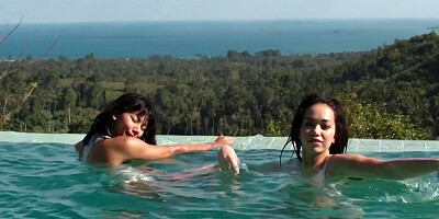 Asian Teen 18+ Posed With Hot Lesbian Milf