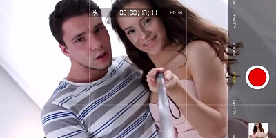 Sweet and young busty babe Mickey Moor loves intensive anal