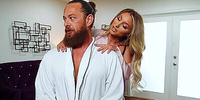 Sexy Masseuse Gives Her Handsome Client A Very Seductive And Dirty Massage With Brad Newman And Kayley Gunner