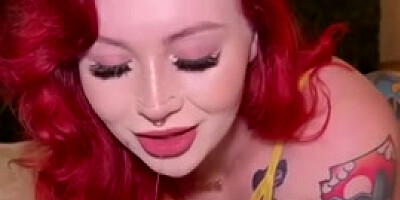 Blowjob scene with cheerful Loveless from Mr Lucky Life