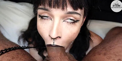 Perfect Trans Sex Kitten Jade Stone Submits to Master
