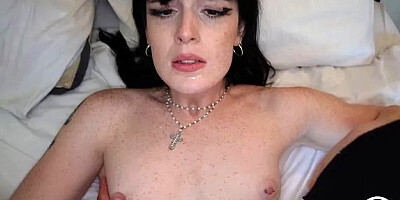 Sexy Trans Stepsister Jade Stone Needs Your Help Stretching Out