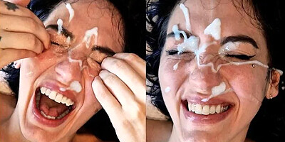 Squirting Orgasm and Facial Cumshot