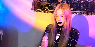 Cosplay Deepthroat Blowjob and Facial