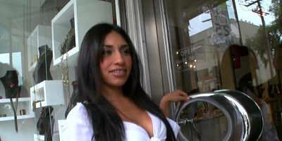 8thStreetLatinas: Candy Martinez & Voodoo blowjob cum