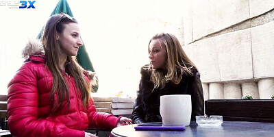 Fantastic Amirah Adara and Angel Emily at fantasy trailer