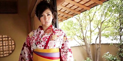 Cheerful Yuna at asian action