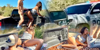 Couple Caught in Truck Bed by Police