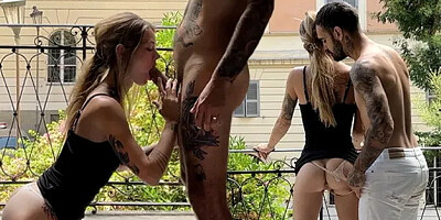 Balcony Lovemaking in Rome