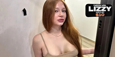Redhead Neighbor's Seductive Welcome