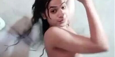 Indian nude girl shows her sexy, nude body after a bathTelegram @ZodxKing