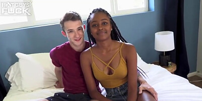 Ebony Bombshell Destiny Breaks In Hairy Newbie Connor