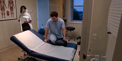 Fat Knockers Nurse Pounds Her Pal's Ex on the Check-up Table [Ai Generated]