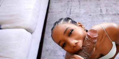 Sex is the best game for the lewd Ebony bitch with dreadlocks