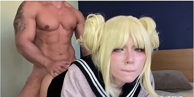 Passionate Deepthroat And Hard Fucking With Toga Himiko