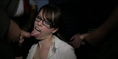 Sucks Of Strangers In A Sex Cinema