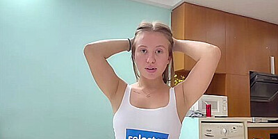 Little 18 Year Old Stepsister Was Fucked Hard