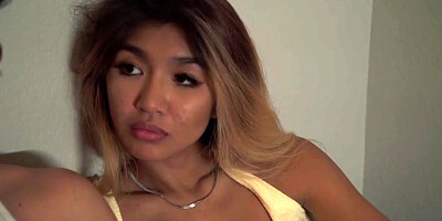 Asian chick Clara Trinity is fucking with a long-legged Jay Romero