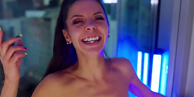 Flattering Alix Lynx and Milana Ricci at pussy licking clip