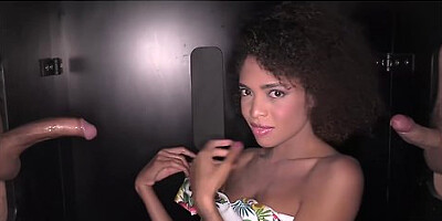 Swallowing 12 Cum Loads In A Gloryhole Box