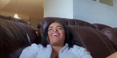 Brazilian Bombshell Has Creamy Orgasm Till Her Eyes Roll Back