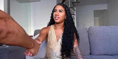 Bubble Butt Brazilian Babe Rides Big White Cock Producer In Amateur Casting Call