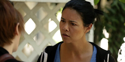 Woman searches for lover while she is having sex with other girls