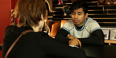 Woman searches for lover while she is having sex with other girls