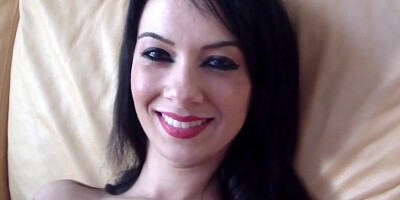 Top heavy bitch that loves anal sex is licking a hard dick
