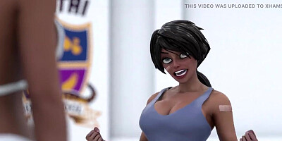 Manga porn Hump School second Semester Part two - Huge Boob Anime porn Honeys Trib After Their Competition