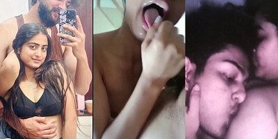 Desi Indian Couples Giving Deep Blowjob To Boyfriend