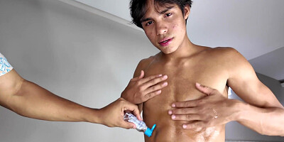 Adorable Latino Muscle Worshipped