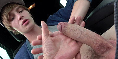 Czech Twink Car Handjob