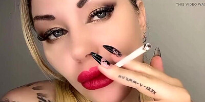 ASMR & Mindfucking smoking Jerk Off Instructions wanking