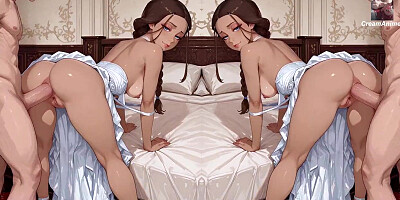 Suntanned Katara Experiences All Kinds of Fuckfest on Her Young Figure. Jiggly Oral job, Taut Anal invasion. Avatar 4K 90 Fps.