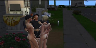 Porn Orgy! Sex With Six In Different Positions Sims, 3d Game
