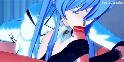 Celebrates Bleachs New Chapter By Getting Her Tits Fucked Non-stop